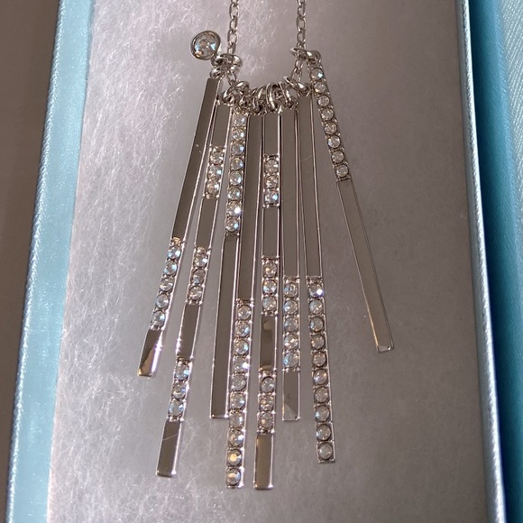 Touchstone Crystal By Swarovski Sparkling Sticks Necklace - Picture 4 of 10